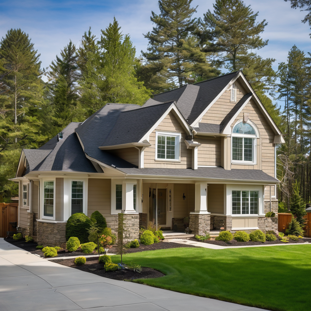 Quality home exterior showing proper materials and professional finishing