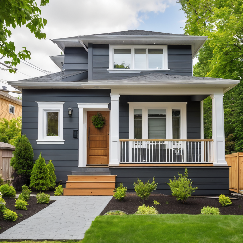 Beautiful completed home renovation result