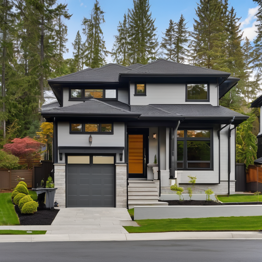 Beautifully completed home renovation project showing quality roofing and exterior improvements
